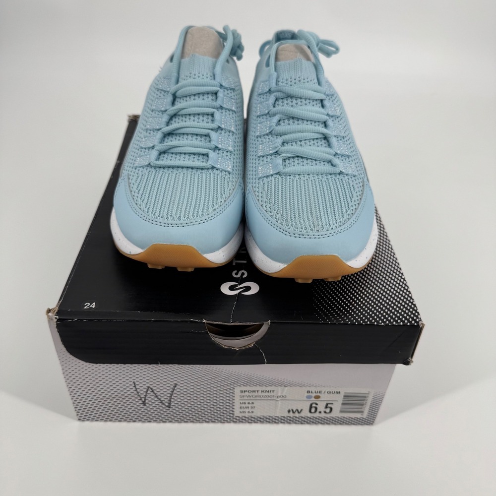 Stroll Sport Knit Blue Gum Women's Sneakers Athletic Shoes Size 6.5